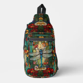 Elegant Personaliseer libel boho chic Sling Bag (Voorkant)