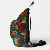 Elegant Personaliseer libel boho chic Sling Bag (Rechts)