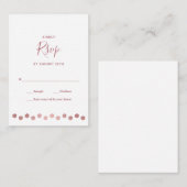 Elegant personaliseer Roos Gold Dog Pet Wedding RS Notitiekaartje (Voorkant / Achterkant)