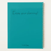 Elegant personaliseert Alexandra dagelijks om de w Planner (Achterkant)