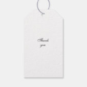 Elegant personalisierbar cadeaulabel (Achterkant)
