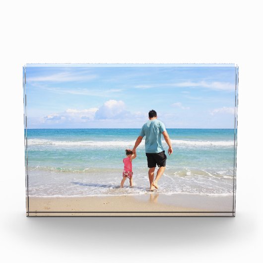 Elegant Personalized Acrylic Photo Plaque Fotoblokken (Voorkant)
