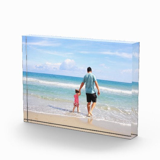 Elegant Personalized Acrylic Photo Plaque Fotoblokken (Rechts)