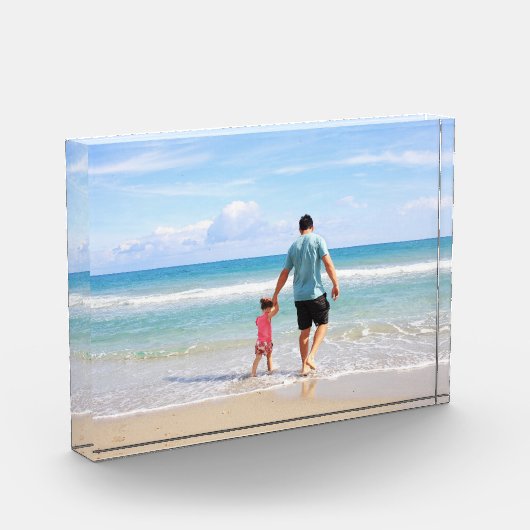 Elegant Personalized Acrylic Photo Plaque Fotoblokken (Links)