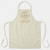Elegant Personalized Apron Logo Custom Uniform Schort (Voorkant)