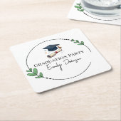 Elegant Personalized Cardboard Coasters  Kartonnen Onderzetters (Schuin)