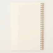 Elegant Personalized Design | Minimalist Ivory Planner (Achterkant)