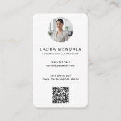 Elegant Personalized Editable Business Card Print Visitekaartje (Voorkant)