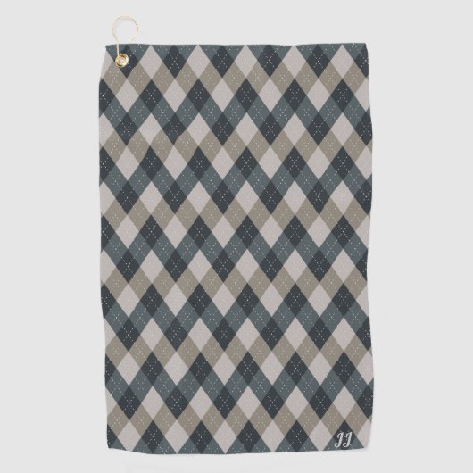 Elegant Personalized Golf Golfhanddoek (Voorkant)