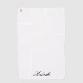 Elegant Personalized Golf Towel with Custom Name Golfhanddoek
