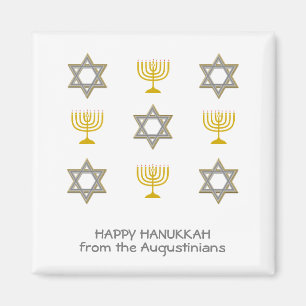 Elegant Personalized Hanukkah Magneet