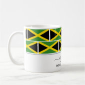 Elegant Personalized JAMAICA FLAG Welcome Koffiemok (Links)