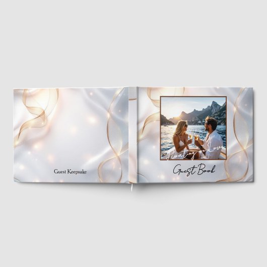 Elegant Personalized Keepsake for Romantic Celebra Gastenboek (Volledig)