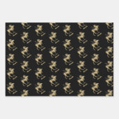 Elegant Personalized Renaissance Gothic Griffin Inpakpapier Vel (Voorkant 2)