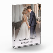 Elegant Personalized Wedding Fotoblokken (Links)