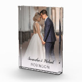 Elegant Personalized Wedding Fotoblokken (Rechts)