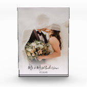 Elegant Personalized Wedding Fotoblokken (Voorkant)