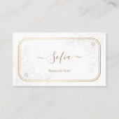 Elegant personalized wedding placeholder. Custom Plaatskaartje (Voorkant)