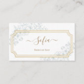 Elegant personalized wedding placeholder plaatskaartje (Voorkant)