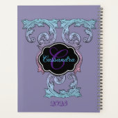 Elegant, , persoonlijk aanpasbaar  Victoriaans Planner (Achterkant)