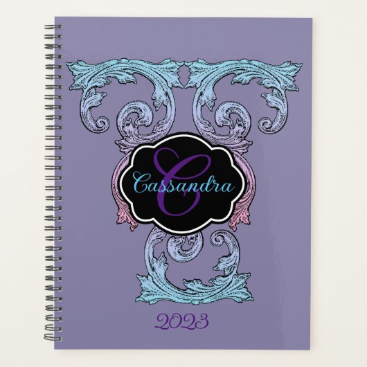 Elegant, , persoonlijk aanpasbaar  Victoriaans Planner (Voorkant)