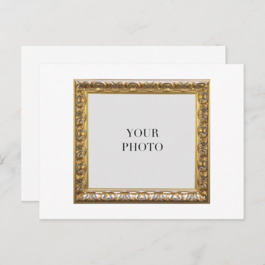 Elegant persoonlijk foto Lijst Briefkaart (Voorkant / Achterkant)