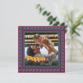 Elegant Persoonlijk Foto Vaderdag Cadeau voor Vade (Staand voorkant)