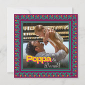 Elegant Persoonlijk Foto Vaderdag Cadeau voor Vade (Voorkant)