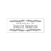 Elegant Persoonlijk Handgemaakt Door Rubberstempel (Gestempeld)