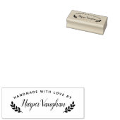 Elegant persoonlijk handgemaakt met liefde door rubberstempel (Gestempeld)