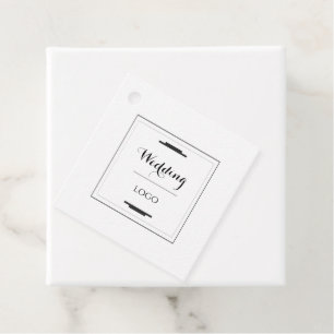 Elegant Persoonlijk Huwelijk Aangepast Modern Cad Bedankjes Labels