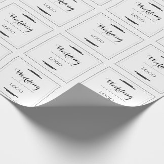 Elegant Persoonlijk Huwelijk  Maat Geschenk Modern Cadeaupapier