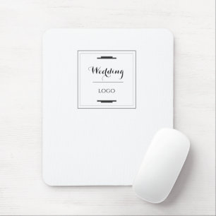 Elegant Persoonlijk Huwelijk  Maat Geschenk Modern Muismat