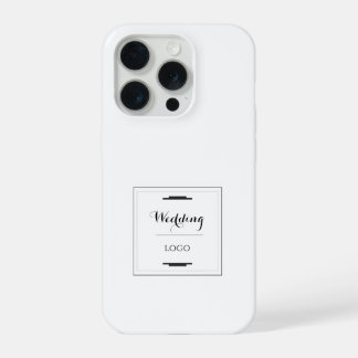 Elegant Persoonlijk Huwelijk  Maatgeschenk Modern  iPhone 15 Pro Case