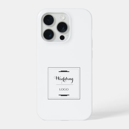 Elegant Persoonlijk Huwelijk  Maatgeschenk Modern  iPhone Hoesje (Achterkant)