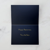 Elegant persoonlijk Jubileum Kaart (Binnen)