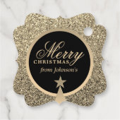 Elegant persoonlijk kerstcadeau-Label Bedankjes Labels (Achterkant)