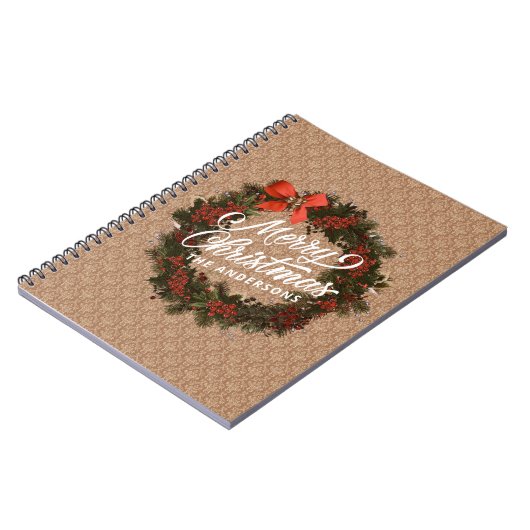 Elegant persoonlijk kerstgeschut | NOTITIEBOEK (Linkerzijde)