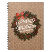 Elegant persoonlijk kerstgeschut | NOTITIEBOEK (Voorkant)