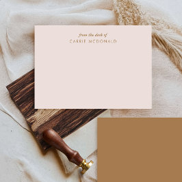 Elegant Persoonlijk Stationery Notitiekaartje