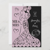 Elegant, persoonlijk uitgelokaliseerd uitnodigen kaart (Voorkant)