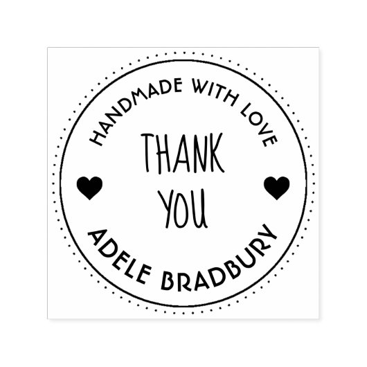 Elegant persoonlijk verwerkt door zelfinktende stempel (Design)