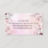 Elegant persoonlijk visitekaartje (Achterkant)