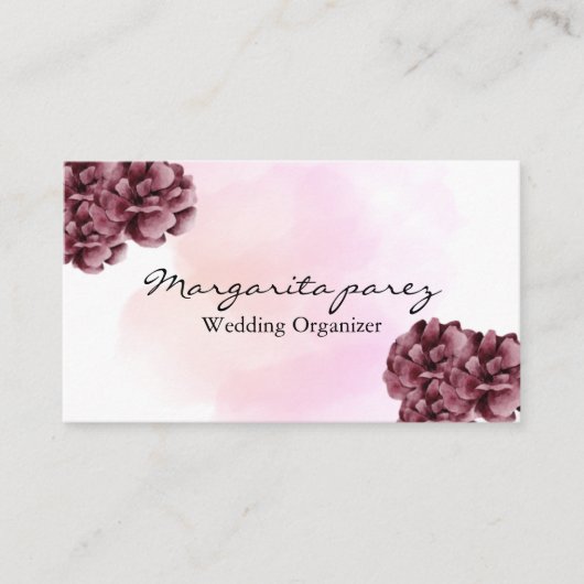 Elegant persoonlijk visitekaartje (Voorkant)