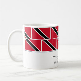 Elegant Persoonlijk Welkom TRINIDAD FLAG Koffiemok