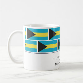 Elegant persoonlijke BAHAMAS FLAG Welkom Koffiemok