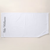 Elegant persoonlijke handdoeken (Voorkant)