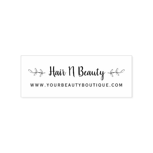 Elegant persoonlijke handleiding rubberstempel (Afrduk)