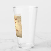 Elegant Persoonlijke Happy 40th Birthday Glas (Links)