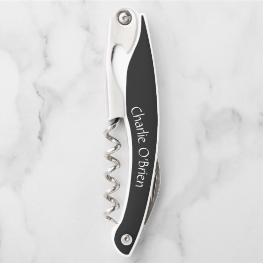 Elegant Persoonlijke naam en achternaam Kurkentrekker (Voorkant)